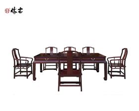 高背南官椅長茶桌